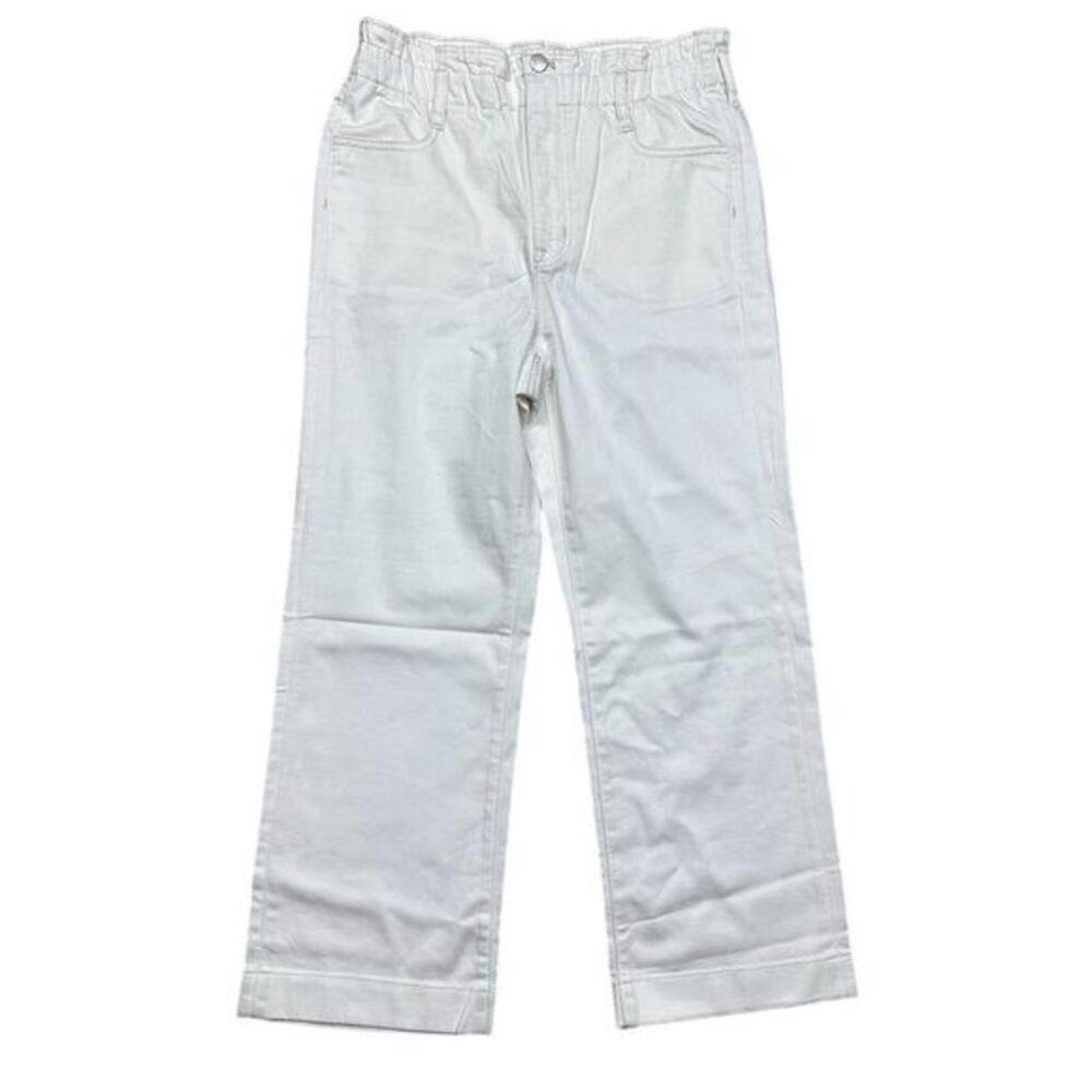 NWT J. Crew Factory Women's White Paperbag Waist Jeans Size‎ 28